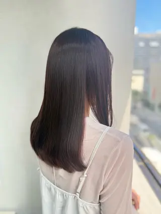セミロング 【Zina札幌大通】 髪質改善🌈森田勇地のヘアスタイル