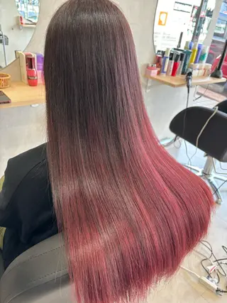 ロング 中司 優樹のヘアスタイル