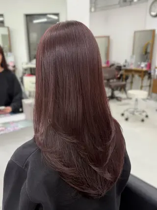 カラー 🍒ベージュ/ピンク ベージュ🍒なつきのヘアスタイル