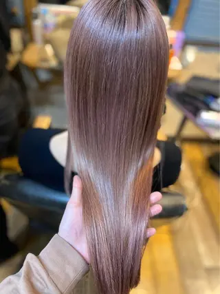 ロング カラー PANOL 秀島のヘアスタイル