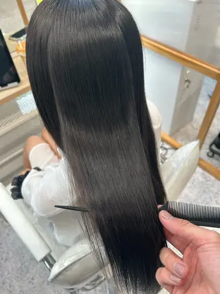 ロング 髪質改善 メンズパーマゆうひのヘアスタイル