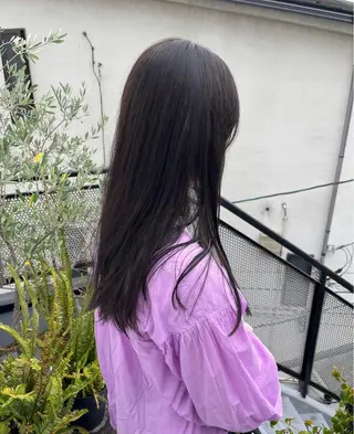 ロング パーマ 小顔カット 🌿リョウカのヘアスタイル