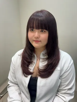 ロング mina .のヘアスタイル