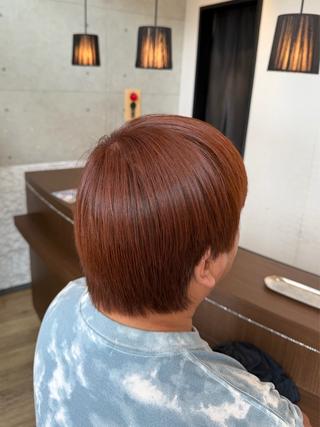 ショート カラー メンズ 【カラー・パーマ】 野首 京佑のヘアスタイル