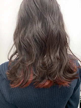 セミロング 初めてでも失敗しない 透明感カラー Miiのヘアスタイル