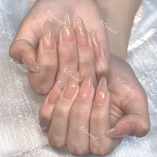 ネイル 長いだし/スカルプ/ パラシェルN.oneのネイルデザイン