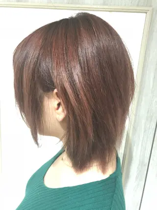 ミディアム カラー 似合う髪型見つけます AYAKAのヘアスタイル