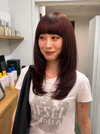 ロング Kaho/大阪心斎橋 ボブ/レイヤー/艶髪のヘアスタイル