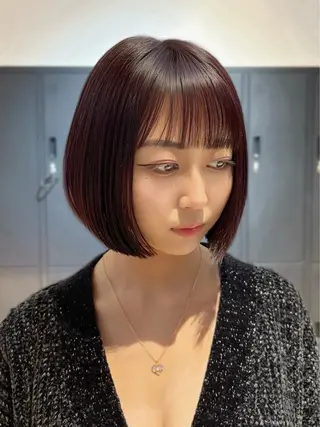 ミディアム カラー 🎨艶感ニュアンス カラー🐬櫻井海星のヘアスタイル