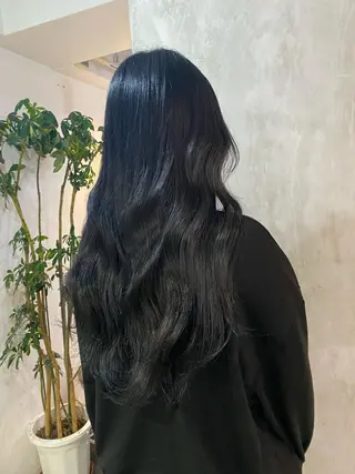 ロング 【縮毛矯正髪質改善】 中山健太のヘアスタイル