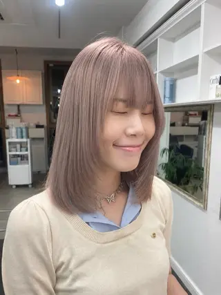 ミディアム 野町好花 レイヤー/髪質改善のヘアスタイル