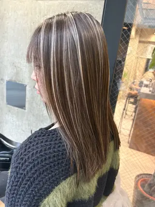 ロング カラー ♡ハイライトカラー shinri♡のヘアスタイル