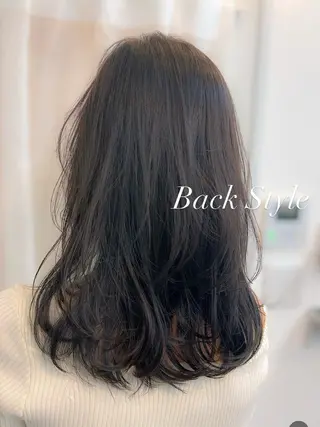 セミロング 顔周りレイヤー/ボブ 銀座✨中野まさひろのヘアスタイル