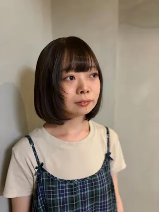 ミディアム カラー 透明感うる艶カラー ¦コユキ🫧💞のヘアスタイル
