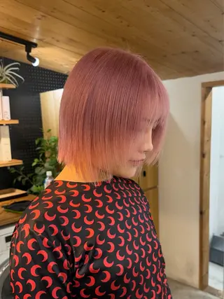 カラー 🎀 のえか/ハイ トーン/ピンク🤍のヘアスタイル