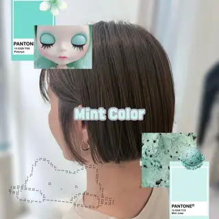 カラー カラーモデル募集 KAREN🐨🤍のヘアスタイル