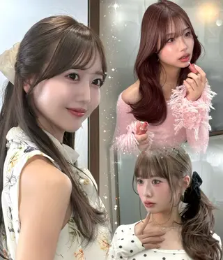 セミロング 西尾 彩那のヘアスタイル