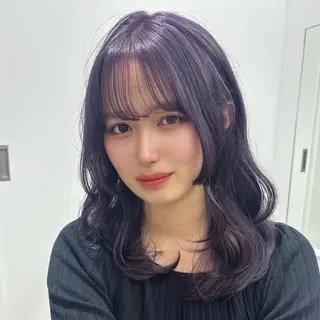 カラー ハイトーン/モテ髪 🎀hina🎀のヘアスタイル