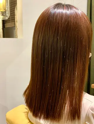 セミロング 縮毛矯正専門美容師 宮本遼のヘアスタイル