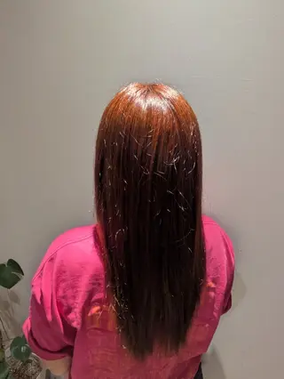ロング 谷岡 沙也佳のヘアスタイル
