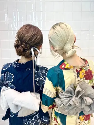 ヘアアレンジ ﾏﾂｴｸ/ﾊﾟｰﾏ /ｶﾗｰ🎀ﾋｶﾙのマツエク・マツパデザイン