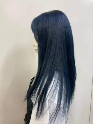 ロング Airi 韓国y2k ハイレイヤーのヘアスタイル