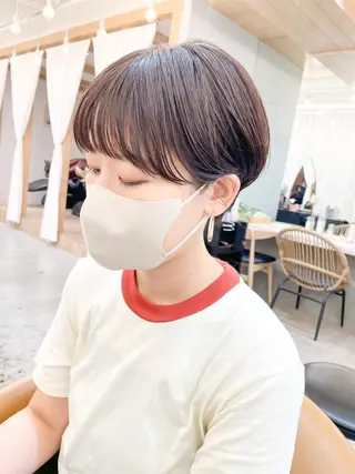 ショート カラー 横浜/ショート/ マンツーマン施術　丹のヘアスタイル
