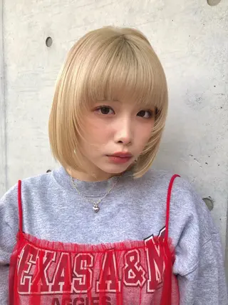 ミディアム カラー トレンドヘア🌿 chinariのヘアスタイル