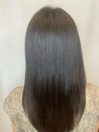 セミロング 🍀失敗しない 縮毛矯正熊谷竜馬🍀のヘアスタイル