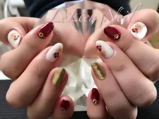 ネイル モチの良さ◉ フィルインネイル♡のネイルデザイン