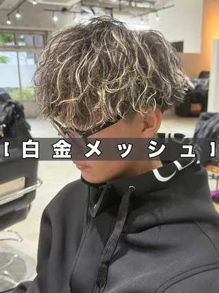 カラー メンズ 布施メンズ特化美容師 秋山 涼のヘアスタイル