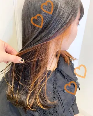ミディアム カラー 新宿駅近♡個室 ♡関口三都季🌜のヘアスタイル