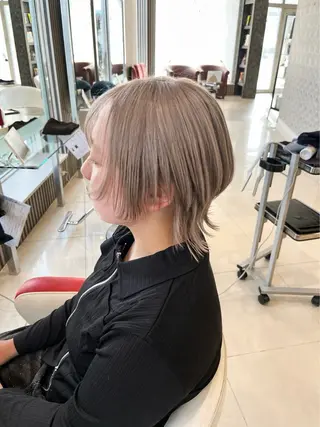 カラー ブリーチ/暖色カラー 宮城陽日のヘアスタイル