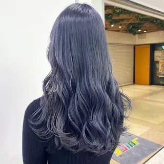 セミロング ✨ツヤ髪ハイトーン✨ しげきのヘアスタイル