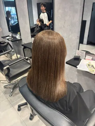 ミディアム 長橋 ももかのヘアスタイル