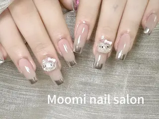 ロング 長さだし専門店 Moominのネイルデザイン