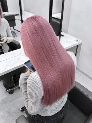 ロング カラー 🦋ピンクカラー特化 🦋KOKIのヘアスタイル
