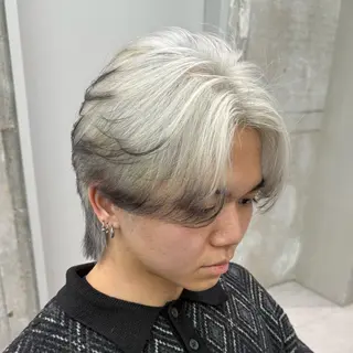 カラー メンズ ミルクティーベージュ /sara💛のヘアスタイル