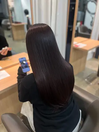 ロング 土田 莉来のヘアスタイル