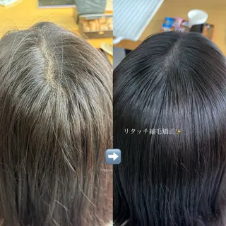 ミディアム シモイケ ルアのヘアスタイル