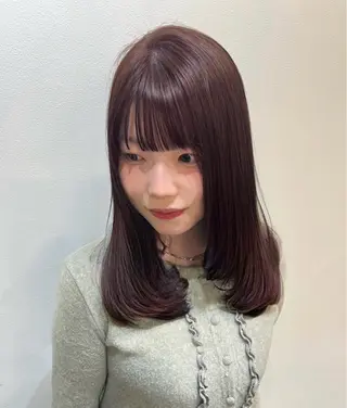 カラー 🎀韓国レイヤー/ 🫧透明感カラーのヘアスタイル