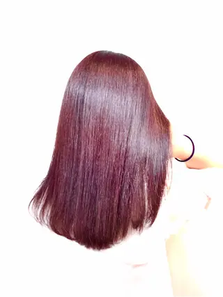ロング カラー Annon プライベートサロンのヘアスタイル