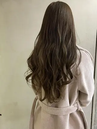 ロング カラー 清村 和音のヘアスタイル