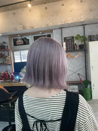 ショート andKおもろまち店 艶ダブルカラー✨のヘアスタイル