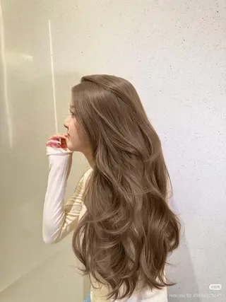 カラー 赤み消し🏹上品甘め トレンドカラー/横浜のヘアスタイル