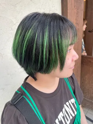 ショート カラー MATSURI BASE.AWAJIのヘアスタイル