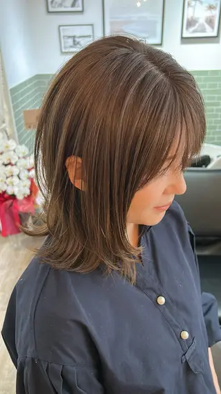 ミディアム カラー hair salon Zöld.のヘアスタイル