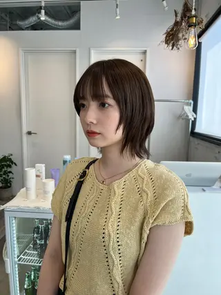 ミディアム 山本 晶大のヘアスタイル
