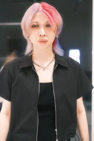 ショート カラー ヘアアレンジ 個性爆弾💣 ダブルカラー/ゆかのヘアスタイル