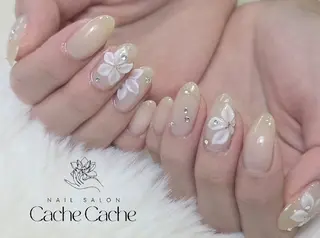 セミロング ネイルサロン カシュカシュのネイルデザイン